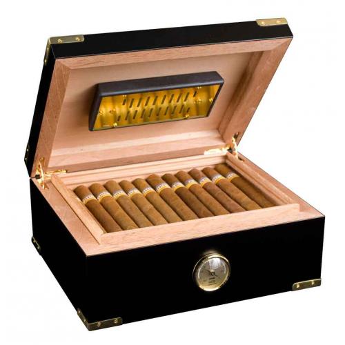 Adorini Modena Medium Deluxe Cigar Humidor - 75 Cigar Capacity (AD073)