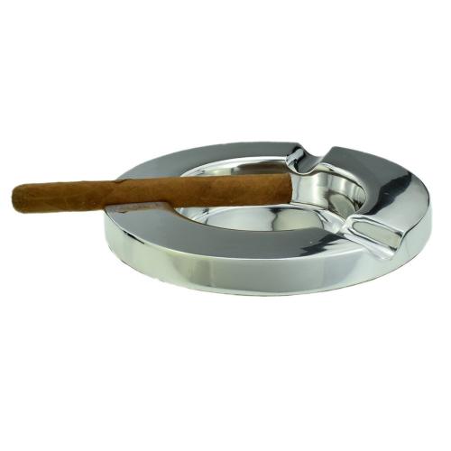 Aluminium Chicago Design 3 Position Round Cigar Ashtray