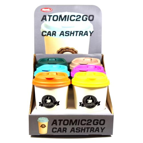 Atomic2Go Car Ashtray Cup - Pink