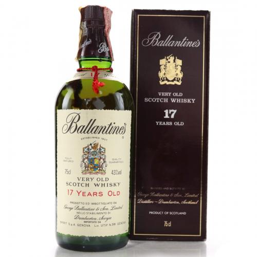 Ballantines 17 year old Very Old Burgundy Presentation Box - 43% 75cl