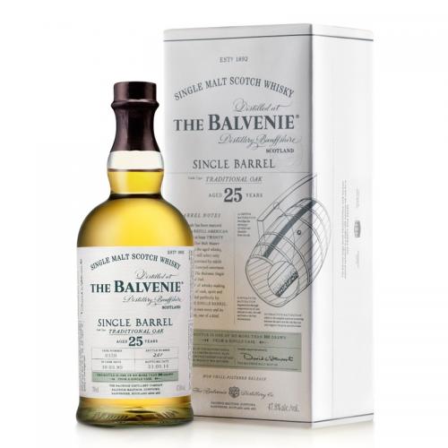 Balvenie 25 year old Single Barrel Single Malt Traditional Oak - 47.8% 70cl