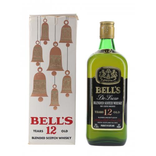 Bells 12 Year Old De Luxe Bottled 1970s - 40% 75.7cl