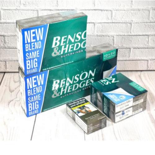 Benson & Hedges Green Superkings - 20 Packs of 20 Cigarettes (400)