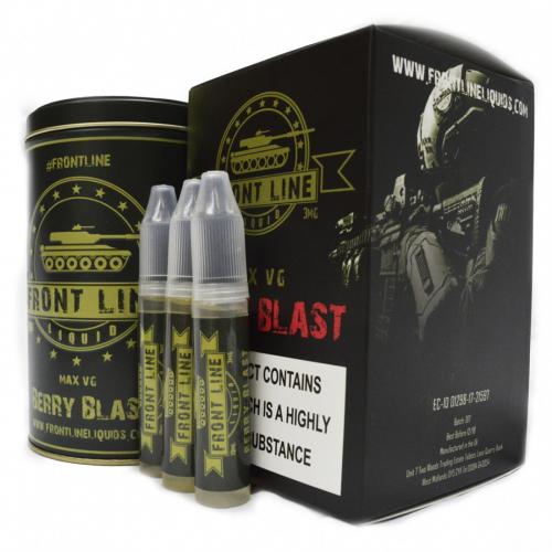 Front Line Berry Blast Vape Liquid - 3 x 10ml 3mg