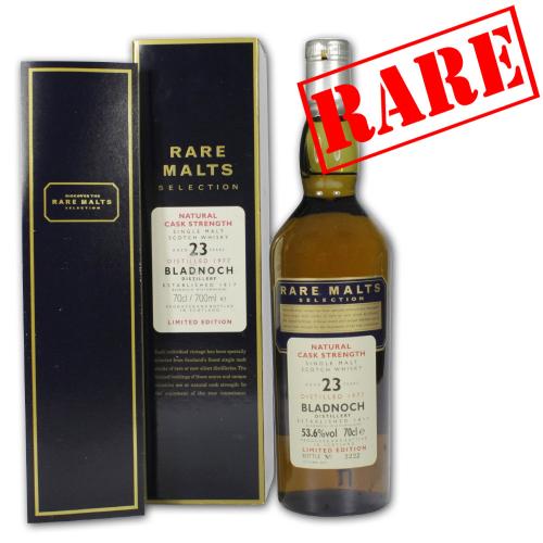 Bladnoch 23 Year Old 1977 Rare Malt Whisky - 70cl 53.6%
