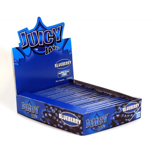 Juicy Jays Blueberry Kingsize Rolling Paper 24 Packs