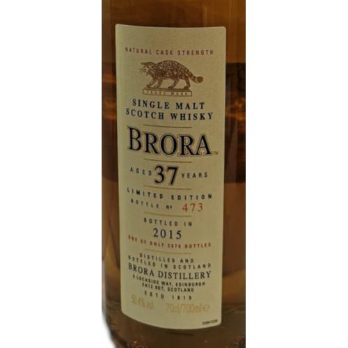 Brora 37 Year Old - 2015 Special Release - 50.4% 70cl - LIMITED EDITION 473/2976