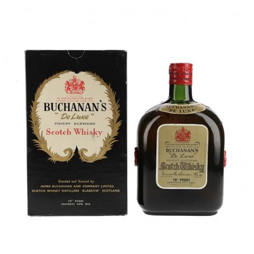 Buchanans De Luxe Spring Cap Bottled 1950s - 40% 75.7cl