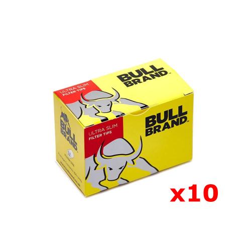 Bull Brand Ultra Slim Filter Tips (160) 10 Boxes