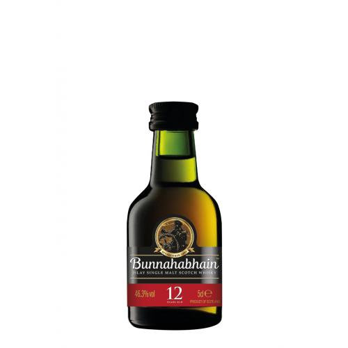 Bunnahabhain 12 Year Old Whisky Miniature - 5cl 46.3%