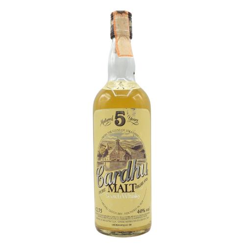 Cardhu 5 Year Old John Walker and Sons 1980s Wax & Vitale Import - 40% 75cl