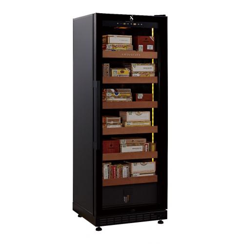 Swisscave Cigar Cabinet Black Humidor, Cigar Humidor Cabinet Uk