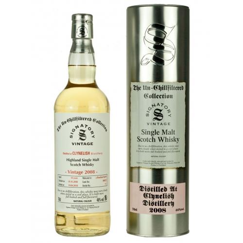 Clynelish 10 Year Old 2008 Signatory Vintage - 70cl 46