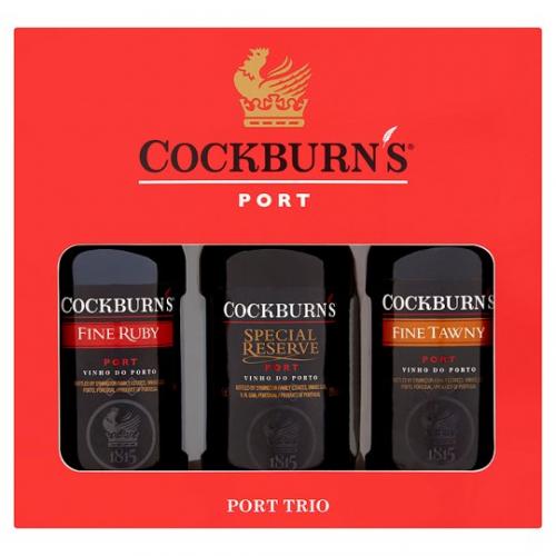 Cockburns Port Trio Gift Set 3x5cl