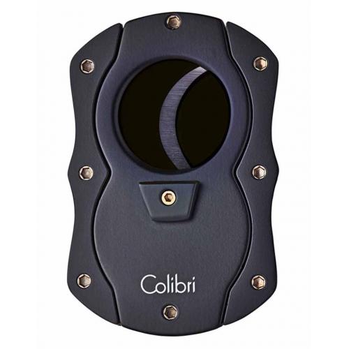 Colibri Coloured Blades Cigar Cutter - Black