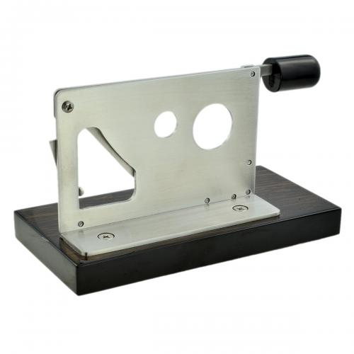 Desk Top Twin Cut Guillotine Cigar Cutter 32 and 54 Ring Gauge