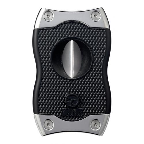 Colibri Evo Single Jet Lighter & SV Cutter Set - Black & Chrome