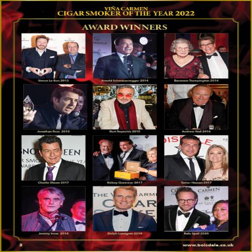 Boisdale Cigar Smoker of The Year Dinner 2022 - Monday 5th December