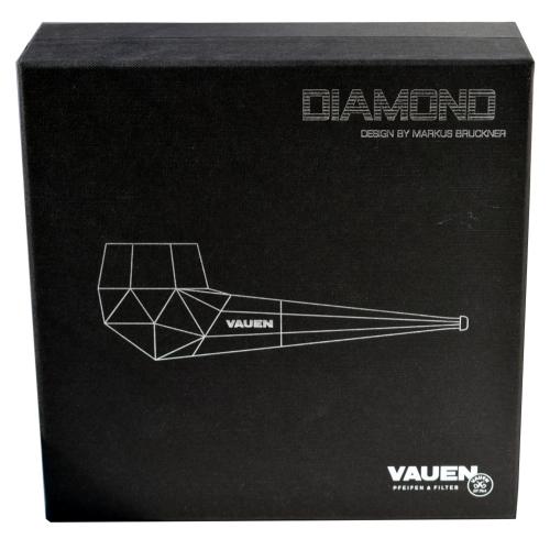 Vauen Diamond 9mm Filter Fishtail Pipe (VA299)
