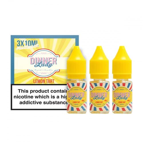 Dinner Lady Lemon Tart Vape E- Liquid 3 x 3mg 10ml