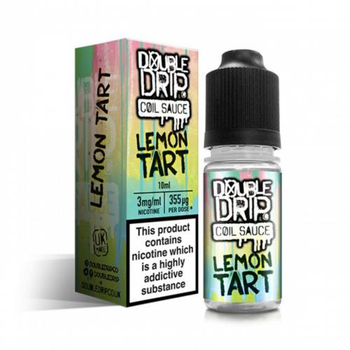 Double Drip Lemon Tart Vape E- Liquid 3 x 10ml 6mg