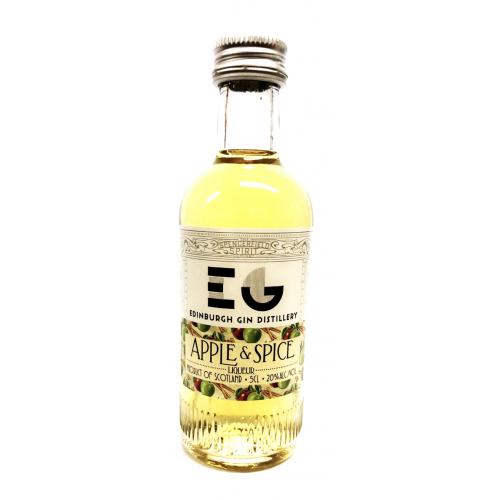 Edinburgh Apple & Spice Gin Liqueur Miniature - 5cl 20%