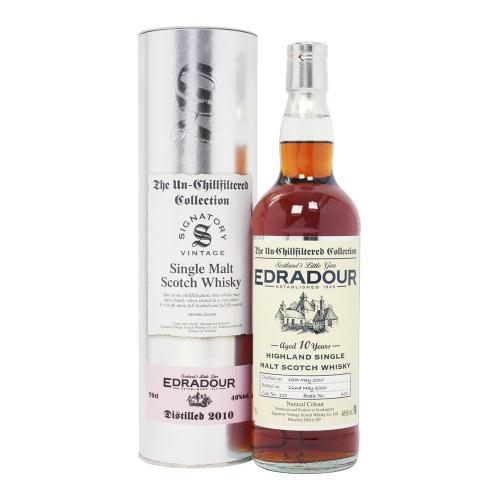 Edradour 2010 10 Year Old Signatory Whisky - 46% 70cl