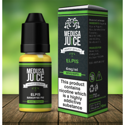 Medusa Juice Banoffee Pie Vape E-Liquid - 12mg 10ml