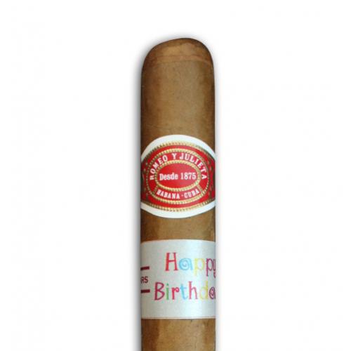 Romeo y Julieta Exhibition No. 4 Cigar - 1 Single (Happy Birthday Band)