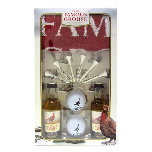 Famous Grouse Golf Pack 2 x 5cl Miniature Gift Pack