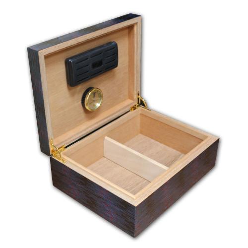 Gentili Blue Barre Cigar Humidor - 50 Cigar Capacity