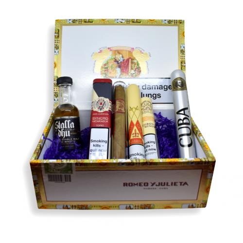 Cigar and Aftershave Selection Gift Box Sampler