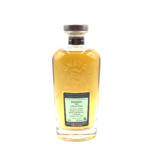 Glencraig 40 year old 1976 Signatory Cask Strength Collection - 42.6% 70cl