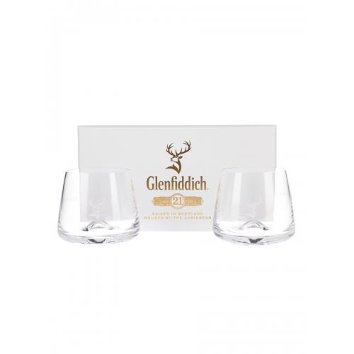 Glenfiddich 21 Year Old Set of Two Tumblers