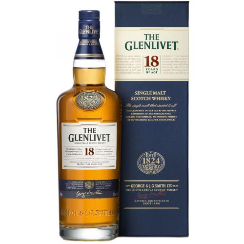 Glenlivet 18 Year Old Whisky - 70cl 43%