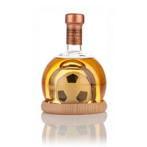 Highland Malt Mini Football in a Bottle Whisky Decanter - 10cl (Stylish Whisky) 40%