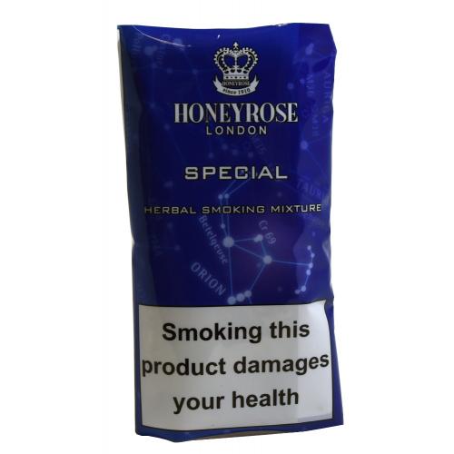 Honeyrose Special Herbal Mixture Herbal Smoking Hand Rolling Tobacco (Tobacco free) 50g Pouch