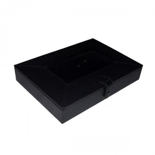 GBD Black Leather Travel Cigar Humidor