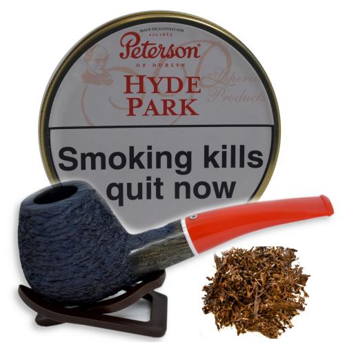 Peterson Hyde Park Plug Pipe Tobacco 50g Tin