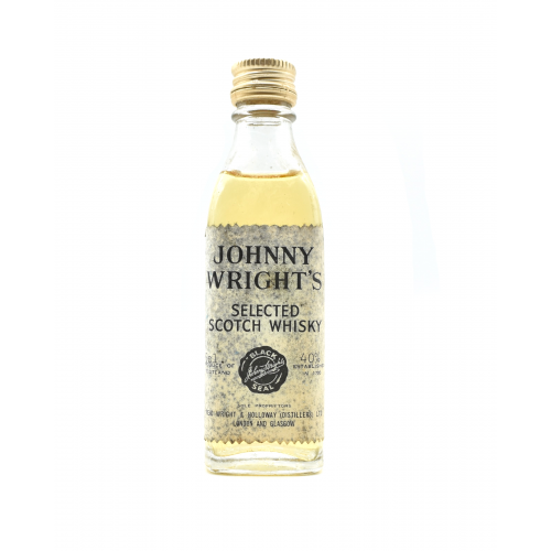 Johnny Wrights Selected Scotch Whisky Miniature - 40% 5cl