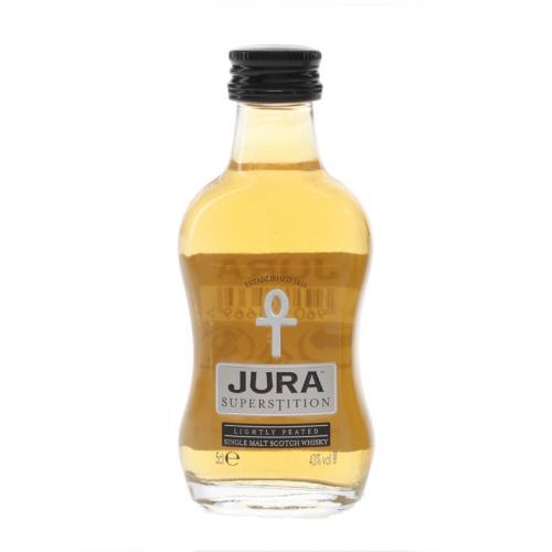 Jura Superstition Lightly Peated Whisky Miniature - 43% 5cl
