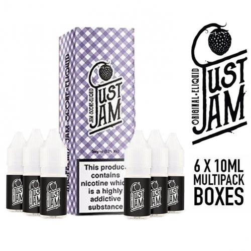 Just Jam On Scone 6 x 6mg 10ml Vape E- Liquid Multipack