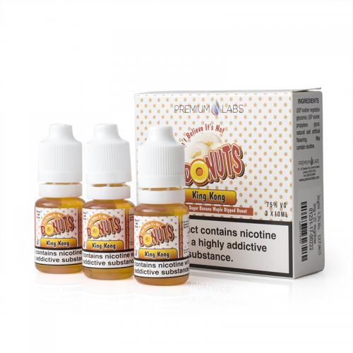 I Can\'t Believe It\'s Not Donuts - King Kong Vape Liquid - 3 x 10ml 3mg