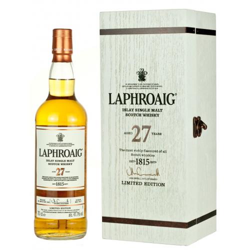 Laphroaig 27 Year Old Single Malt Whisky - 70cl 41.7%