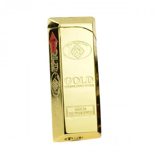 Volcan Fire Gold Bar Piezo Soft Flame Lighter