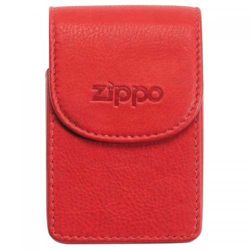 Zippo Leather Cigarette Case - Red