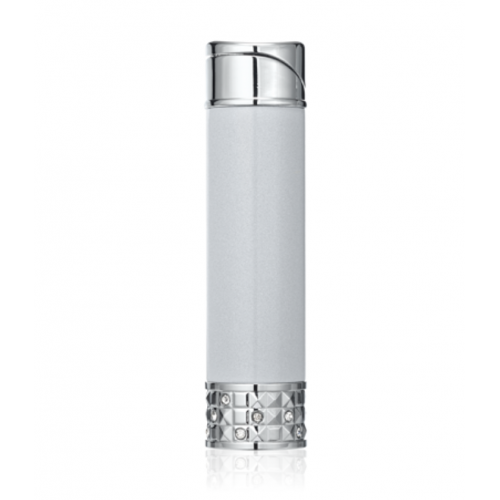 Colibri Allure Ladies Soft Flame Lighter - Silver & Chrome