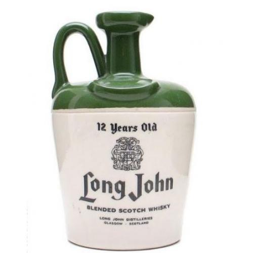 Long John 12 Year Old Blended Scotch Ceramic Decanter - 43% 75cl 