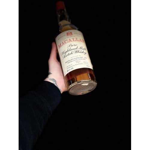 Macallan 12 year old Pure Highland Late 1960s - 70 Proof 26 2/3 FL OZS