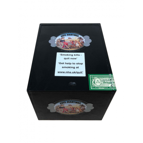 Empty Luis Martinez Churchill Crystals cigar box